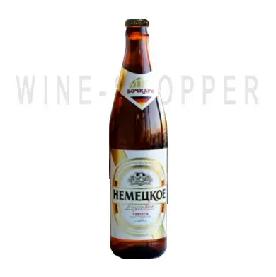 Пиво Bochkari Nemetskoe Svetloe 0.5 л