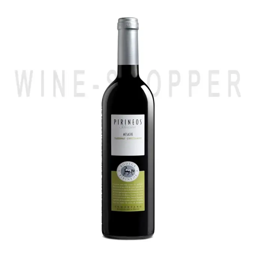 Вино Pirineos Seleccion Mesache Chardonnay/Gewurztraminer Somontano DO 2017 0.75 л