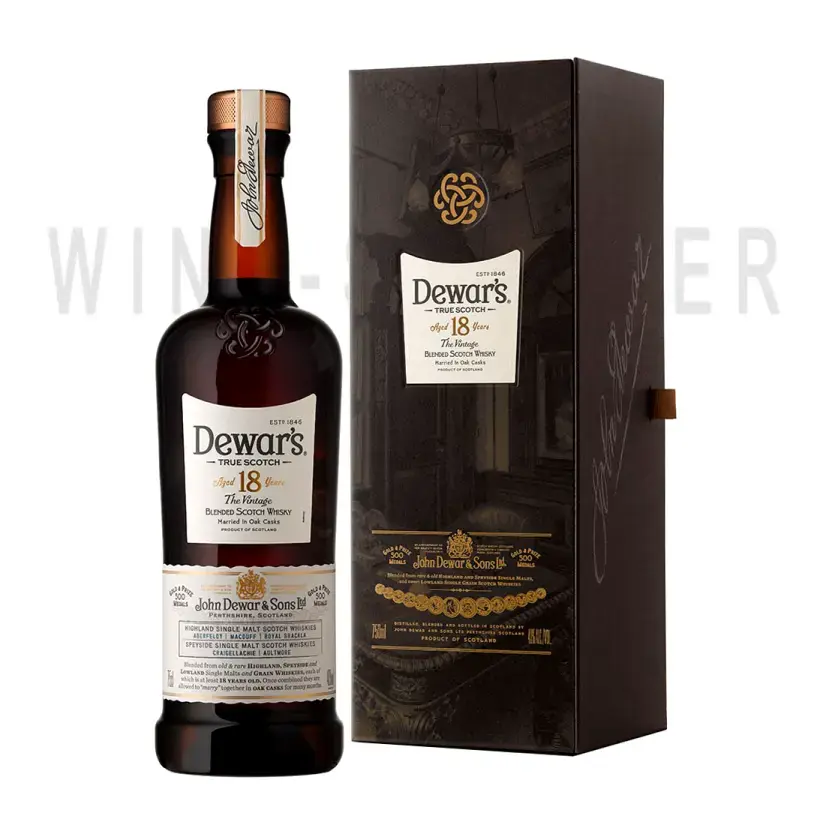Виски Dewar's 18 years old gift box 0.75 л