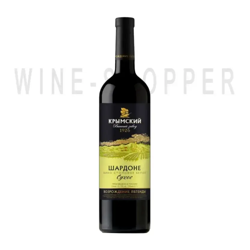 Вино Krymsky winery Chardonnay Dry 0.7 л