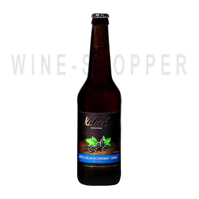 Сидр Kelvish Apple-Blackcurrant Semi-Sweet 0.5 л