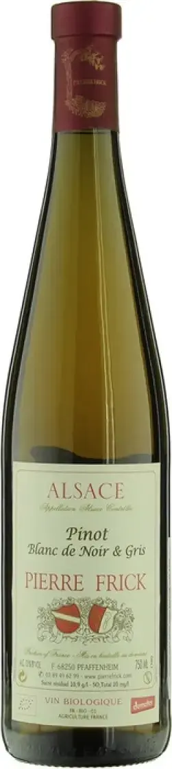 Вино Pierre Frick Pinot Blanc de Noir & Gris Alsace AOC, 0.75 л