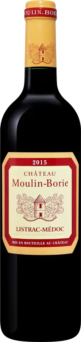 Вино Chateau Moulin Borie Listrac Medoc, 2015, 0.75 л