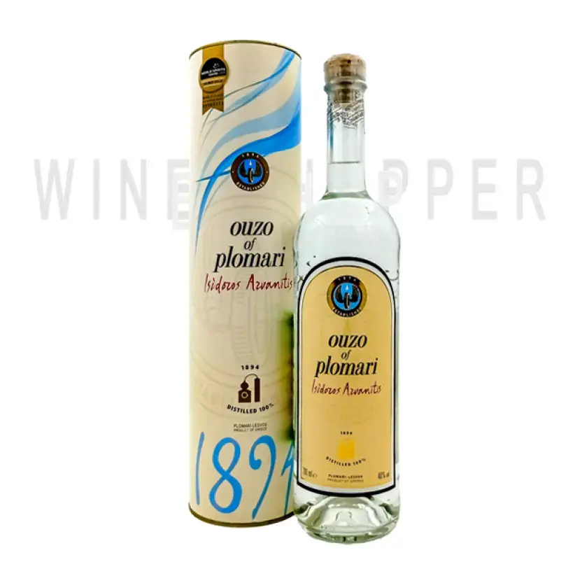 Водка Ouzo Plomari Isidoros Arvanitis in tubes 0.7 л