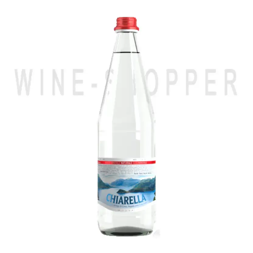 Минеральная вода Mineral still water Chiarella in white glass bottle aerate 0.5 л