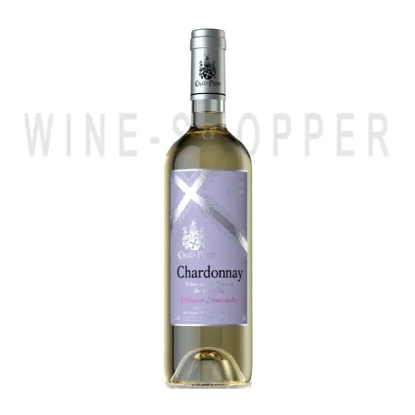 Вино Cruz de Plata Chardonnay Semidulce 0.75 л