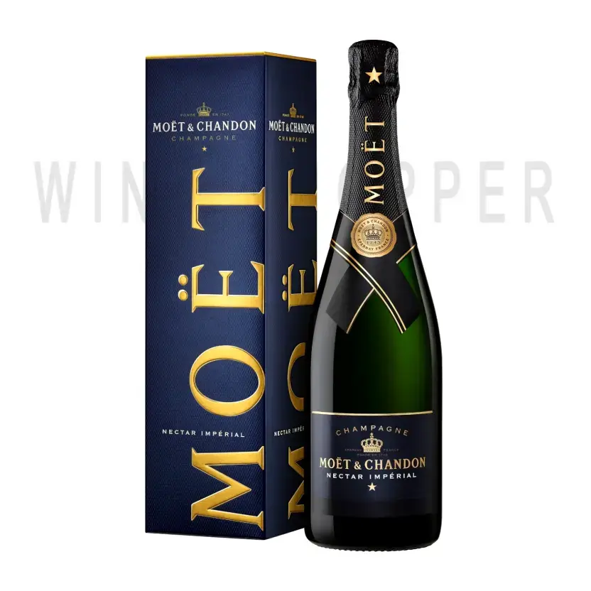 Шампанское Moet & Chandon Nectar Imperial Semy-dry gift box 0.75 л