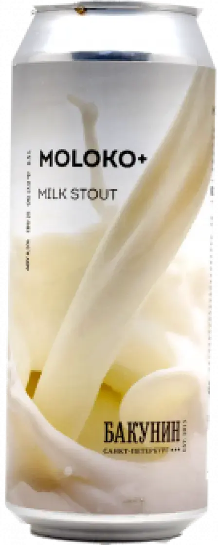 Пиво Bakunin Sweet Stout Moloko + ж/б 0.5 л
