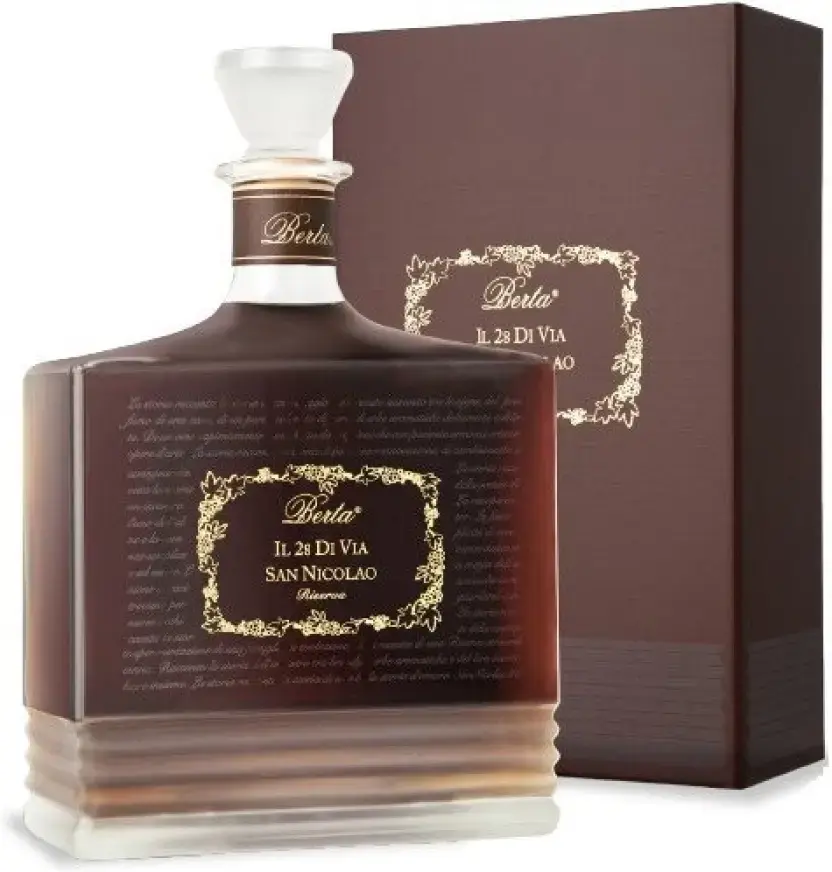 Граппа Il 28 di Via San Nicolao Riserva gift box 1.5 л