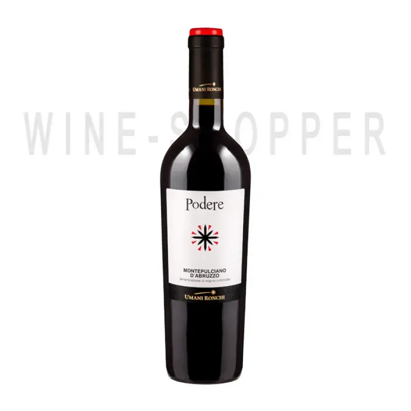 Вино Podere Montepulciano d'Abruzzo Umani Ronchi 2014 0.75 л