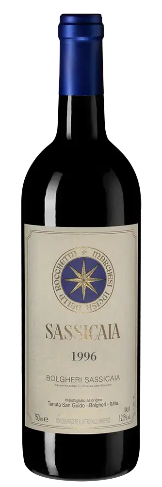 Вино Sassicaia, 1996, 0.75 л