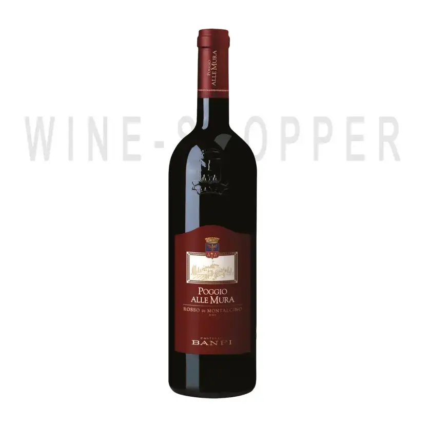 Вино Castello Banfi, Poggio alle Mura Rosso di Montalcino DOC 2016 0.75 л