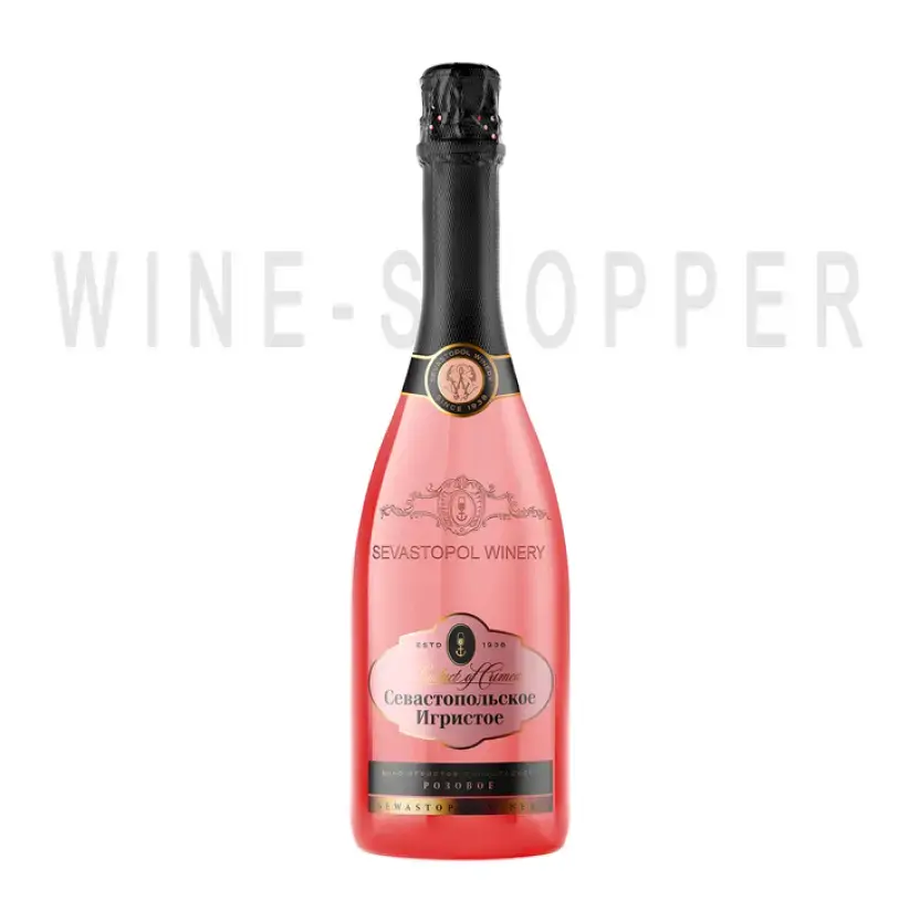Игристое вино Sevastopol Winery Crimean Sparkling Rose Semi sweet 0.75 л