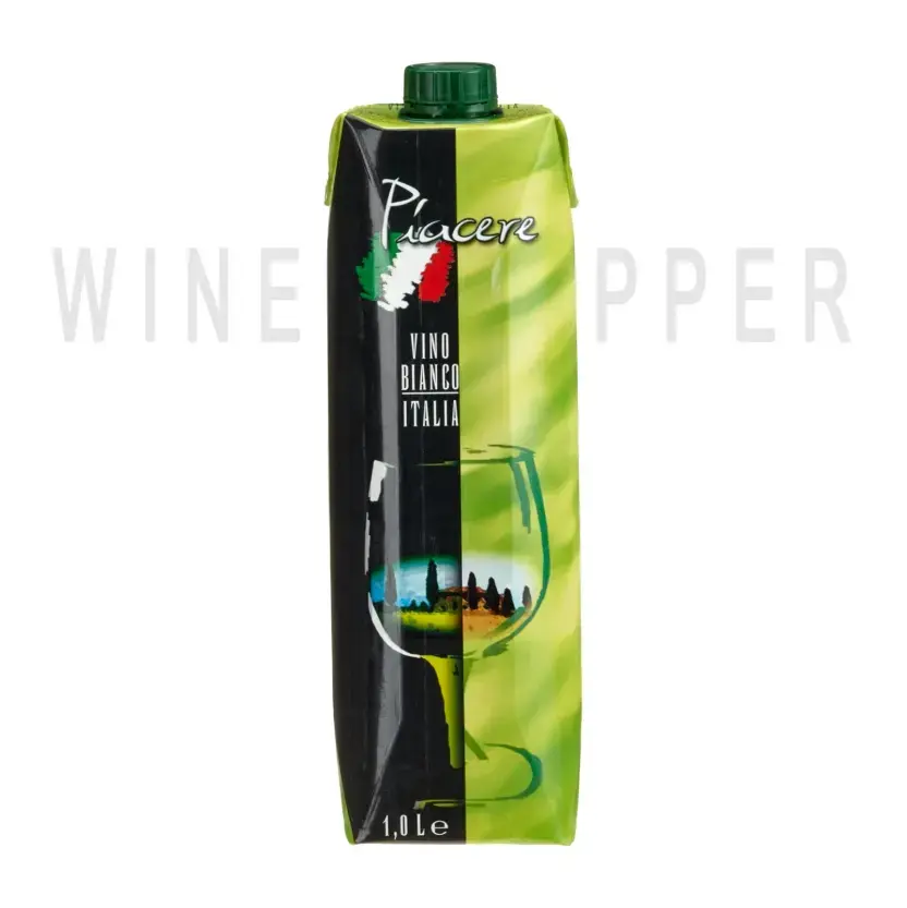 Вино Piacere Bianco Tetra Pak 1 л