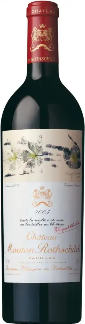 Вино Chateau Mouton Rothschild Pauillac AOC Premier Grand Cru Classe, 2005, 750 мл