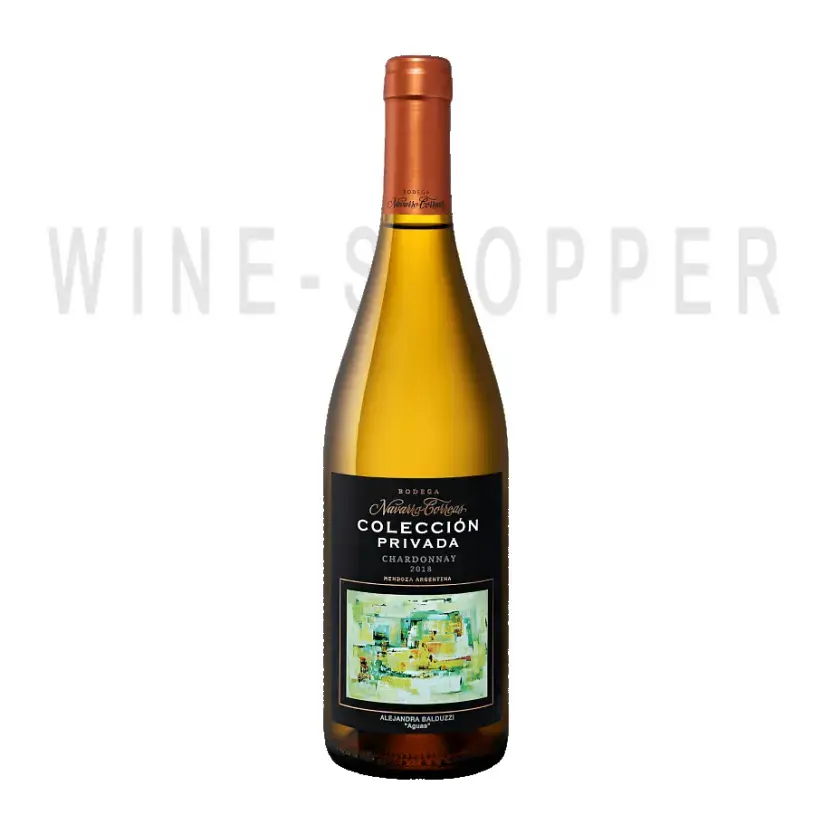 Вино Coleccion Privada Chardonnay Mendoza DO 2018 0.75 л