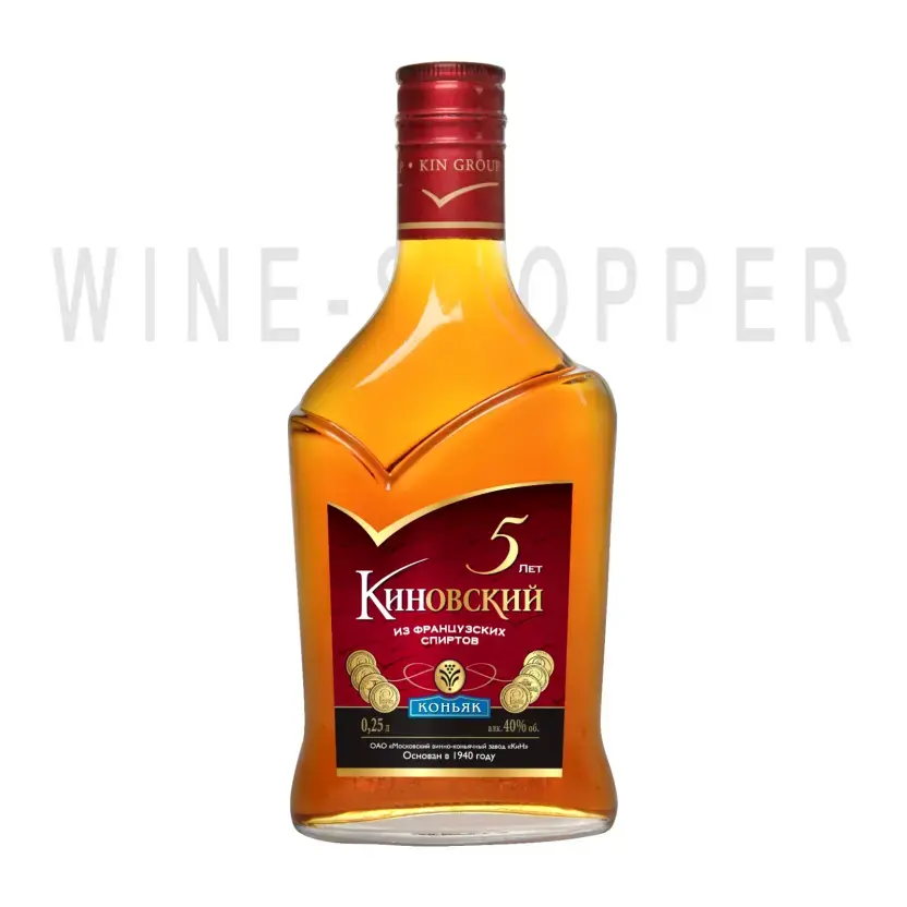 Коньяк Киновский пятилетний 0.25 л