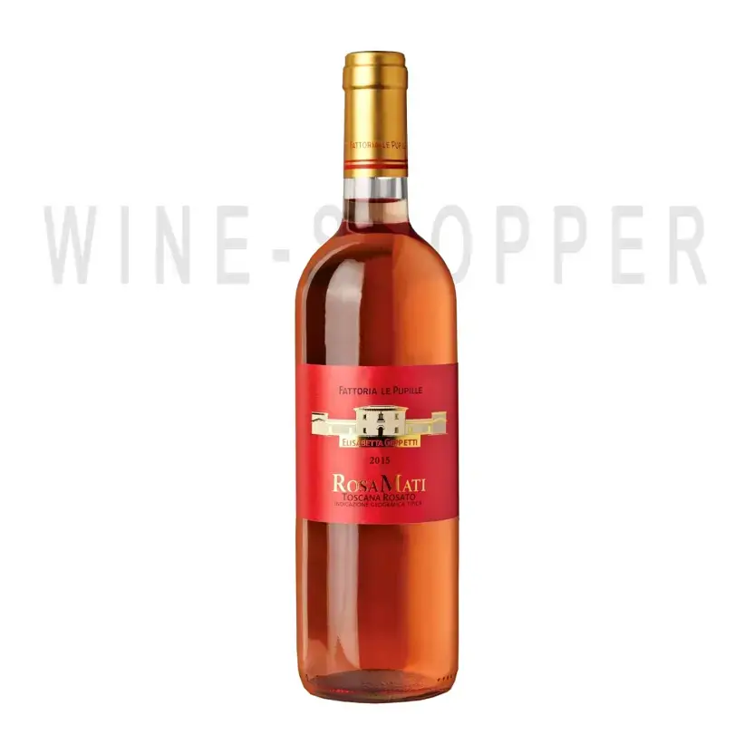 Вино Fattoria Le Pupille Rosa Mati Maremma Toscana IGT 2016 0.75 л