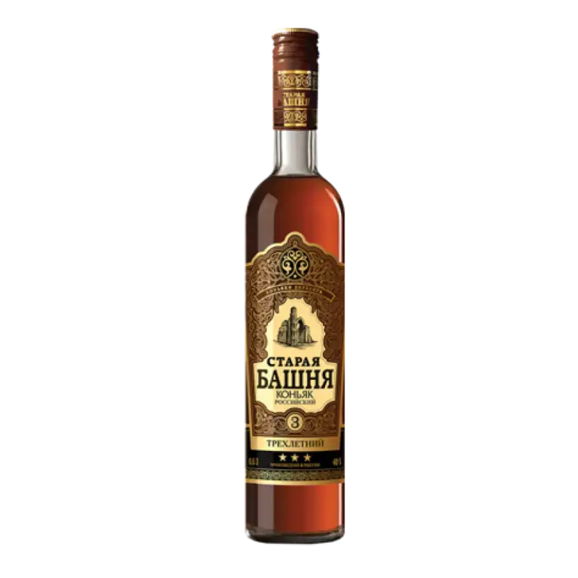 Коньяк Staraja Bashnja 3 year old 0.5 л