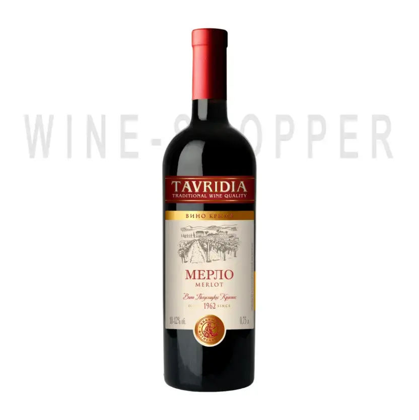 Вино Tavridia Merlot 0.75 л