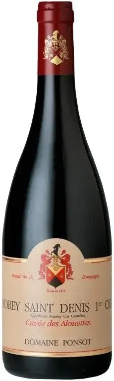Вино Domaine Ponsot Morey Saint Denis Premier Cru Cuvee des Alouettes AOC, 2015, 0.75 л