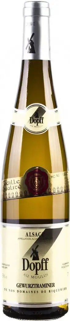 Вино Dopff au Moulin Gewurztraminer de Riquewihr Alsace AOC, 2015, 0.375 л