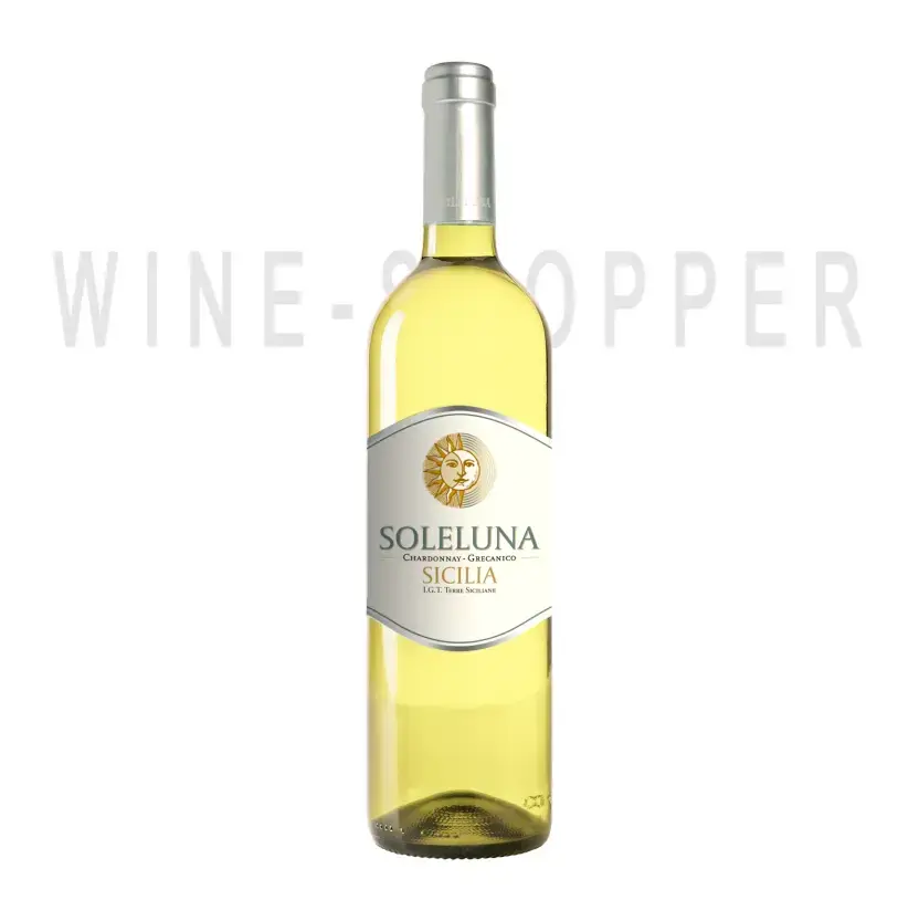 Вино Planeta, Soleluna Grecanico-Chardonnay, Sicilia IGT 2014 0.75 л