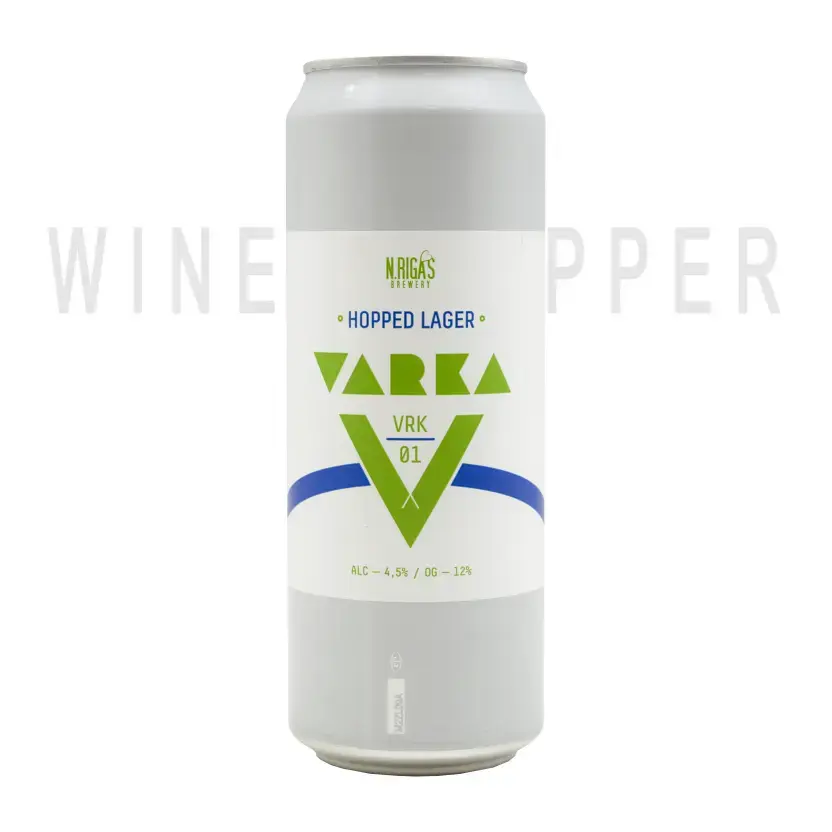 Пиво Varka Hopped Lager ж/б 0.45 л