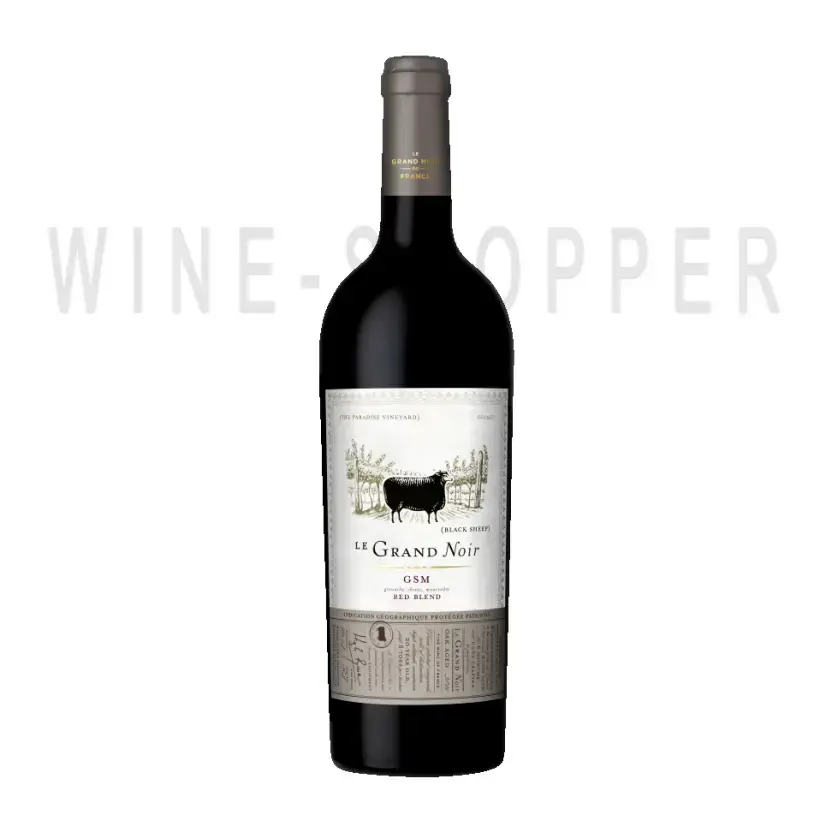Вино Les Celliers Jean d'Alibert Le Grand Noir Grenache-Syrah-Mourvedre 2016 0.75 л
