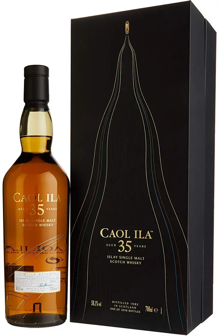 Виски Caol Ila Aged 35 Years Old, gift box, 0.7 л
