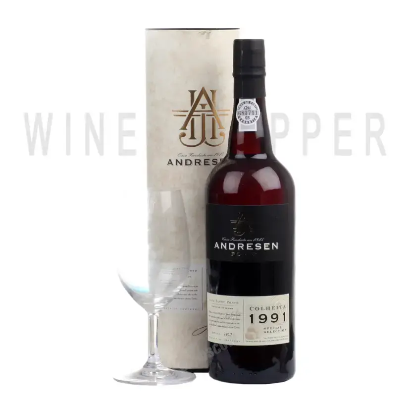 Портвейн Andresen Colheita gift tube 1991 0.75 л