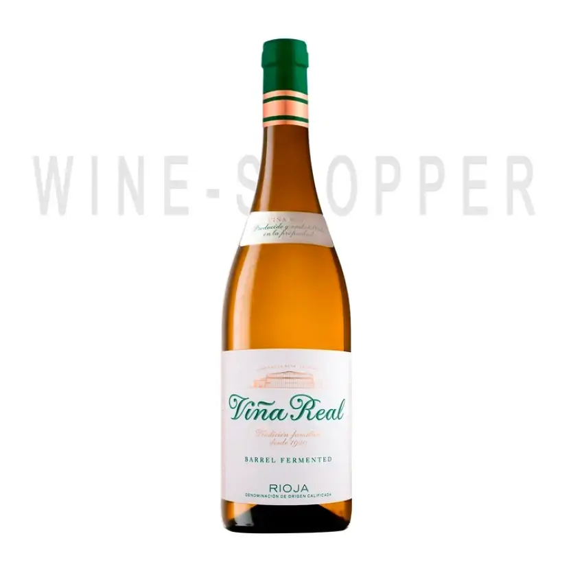Вино Vina Real Blanco Fermentado en Barrica Rioja DOC 2017 0.75 л