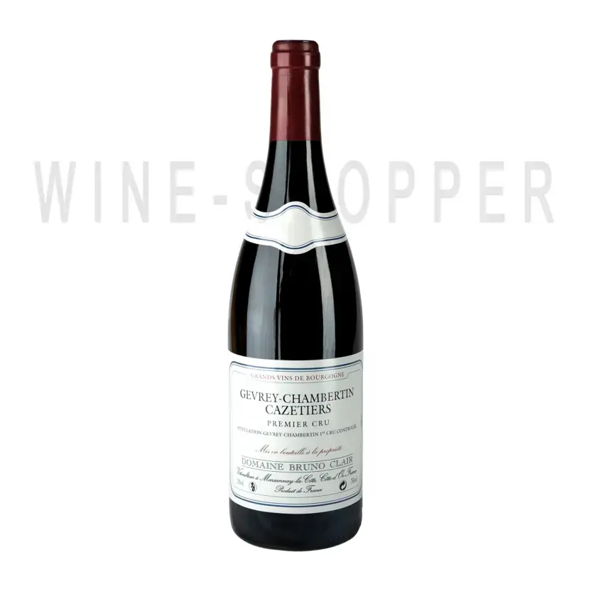 Вино Domaine Bruno Clair Gevrey-Chambertin Les Cazetiers Premier Cru 2014 0.75 л
