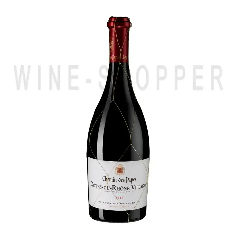 Вино Chemin des Papes Cotes du Rhone Villages 2017 0.75 л