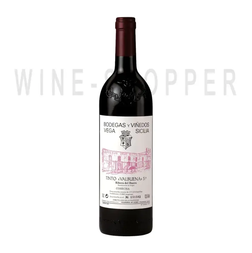 Вино Valbuena 5, Bodegas Vega Sicilia 1988 0.75 л