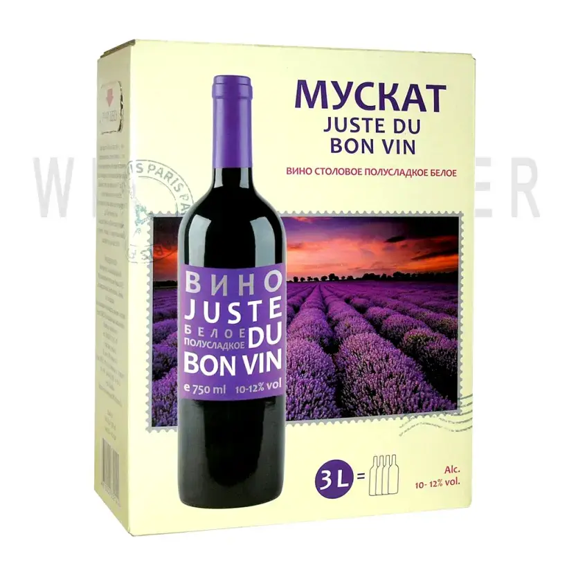 Вино Juste Du Bon Vin Muskat 3 л