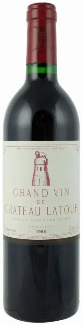 Вино Chateau Latour, Pauillac AOC 1-er Grand Cru Classe, 1985, 0.75 л