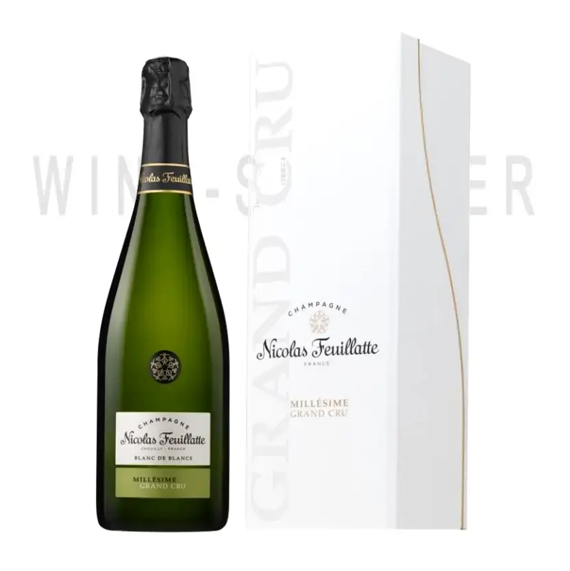 Шампанское Nicolas Feuillatte Grand Cru Brut Blanc de Blancs Chardonnay, gift box 2012 0.75 л