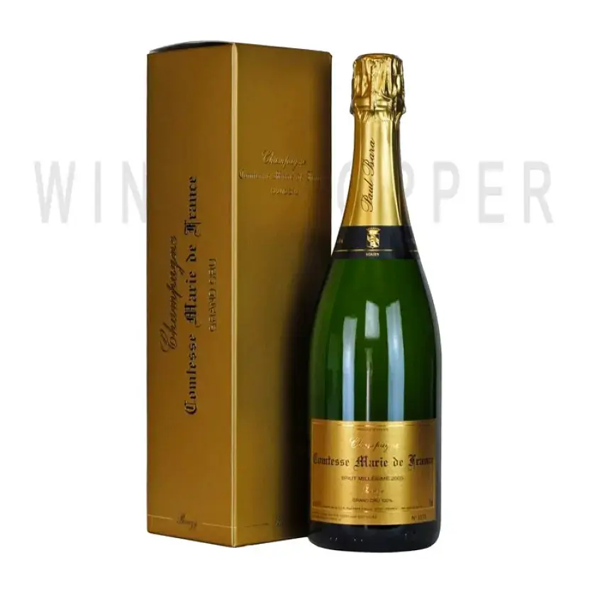Шампанское Paul Bara Comtesse Marie de France Brut Grand Cru Champagne AOC in gift box 2005 0.75 л