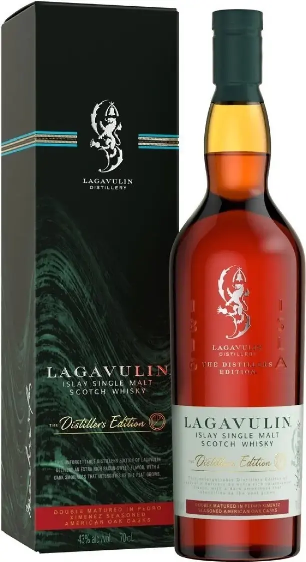 Виски Lagavulin Distillers Edition Double Matured Single Malt, 2022, gift box, 0.7 л