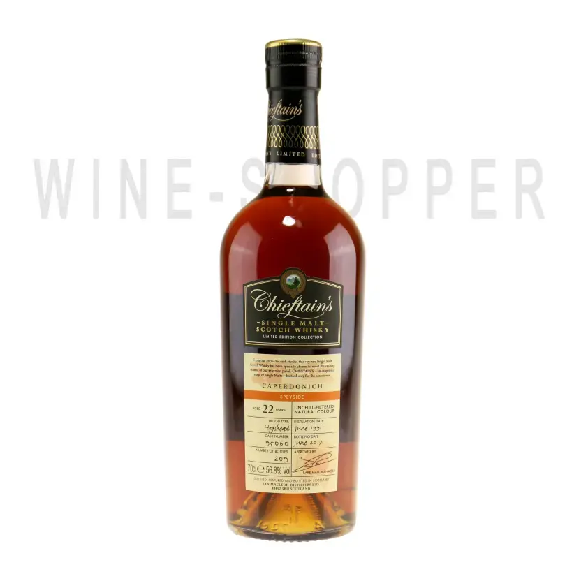 Виски Caperdonich 22 Years Chieftains Choice 0.7 л