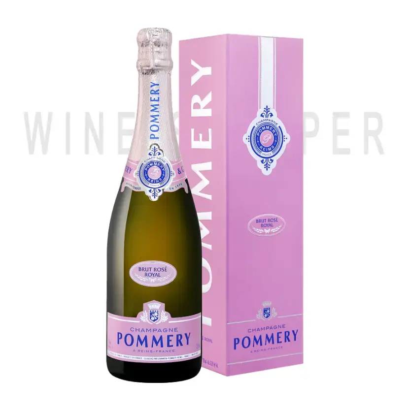 Шампанское Pommery Brut Rose Champagne AOC gift box 0.75 л