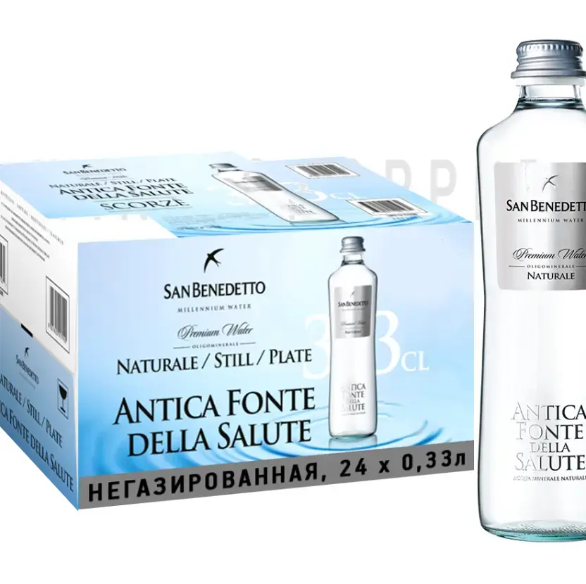Минеральная вода San Benedetto Antica Fonte still 0.33 л (24 шт.)