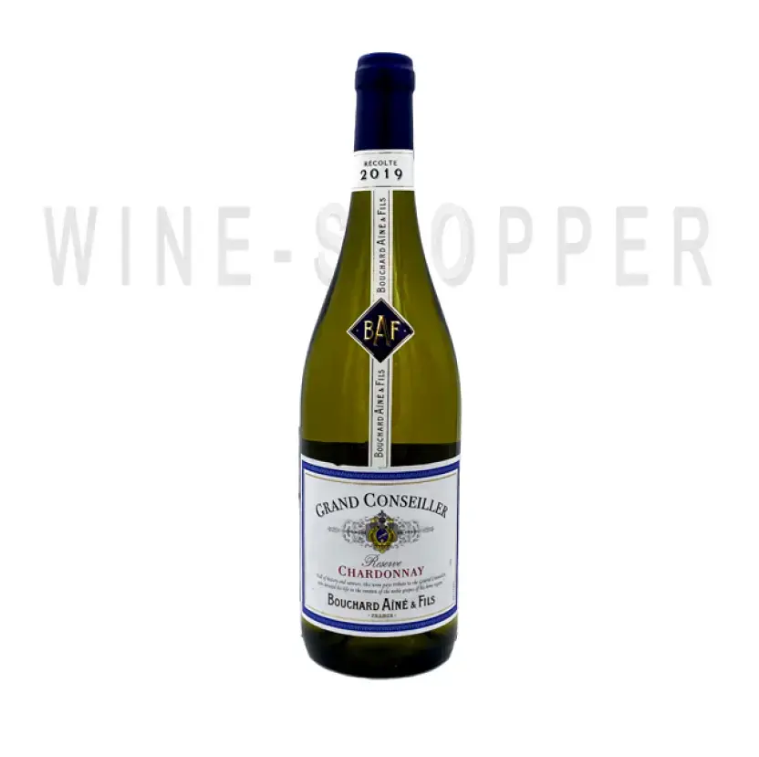 Вино Bouchard Aine & Fils Grand Conseiller Chardonnay 2019 0.75 л