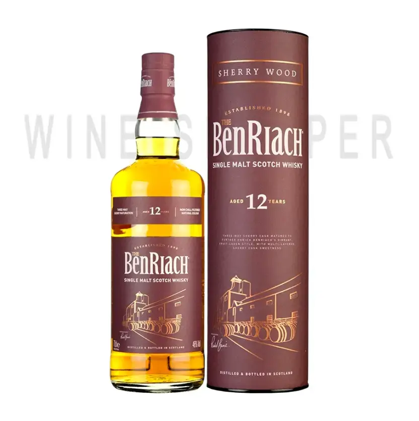 Виски Benriach Sherry Wood, 12 Years Old, in tube 0.7 л