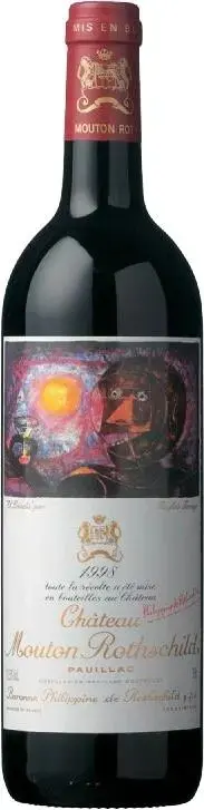 Вино Chateau Mouton Rothschild Pauillac AOC Premier Grand Cru Classe, 1998, 0.375 л