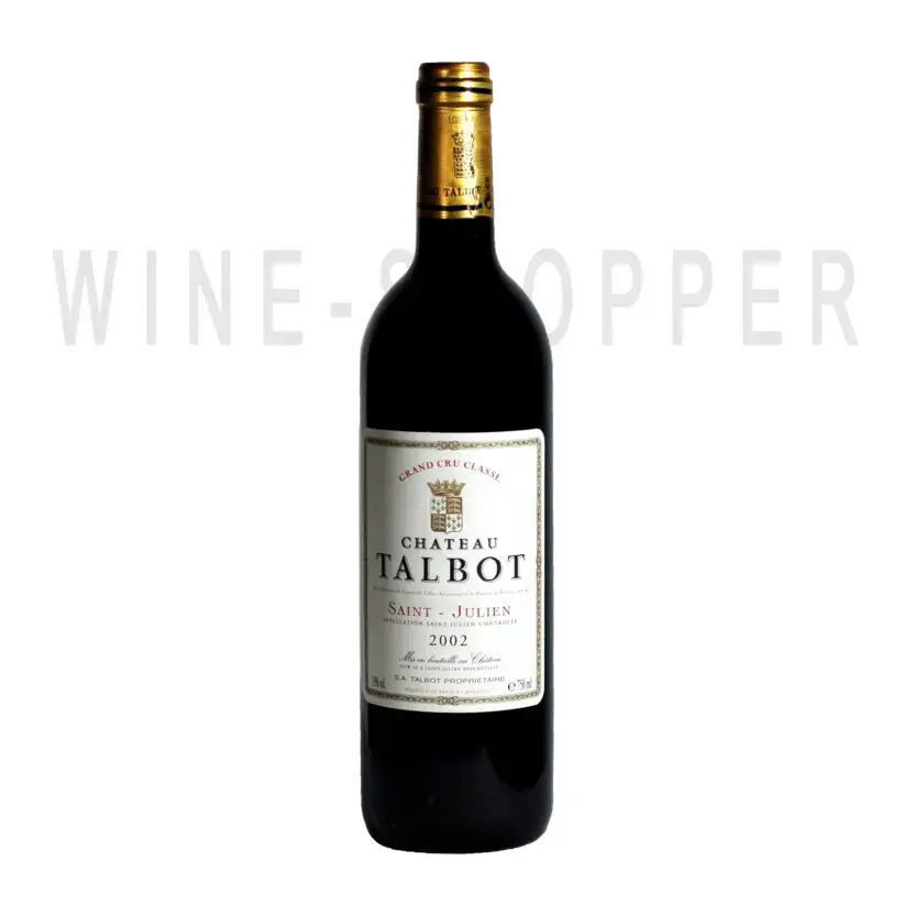 Вино Chateau Talbot, St-Julien AOC 4-me Grand Cru Classe 2002 0.75 л