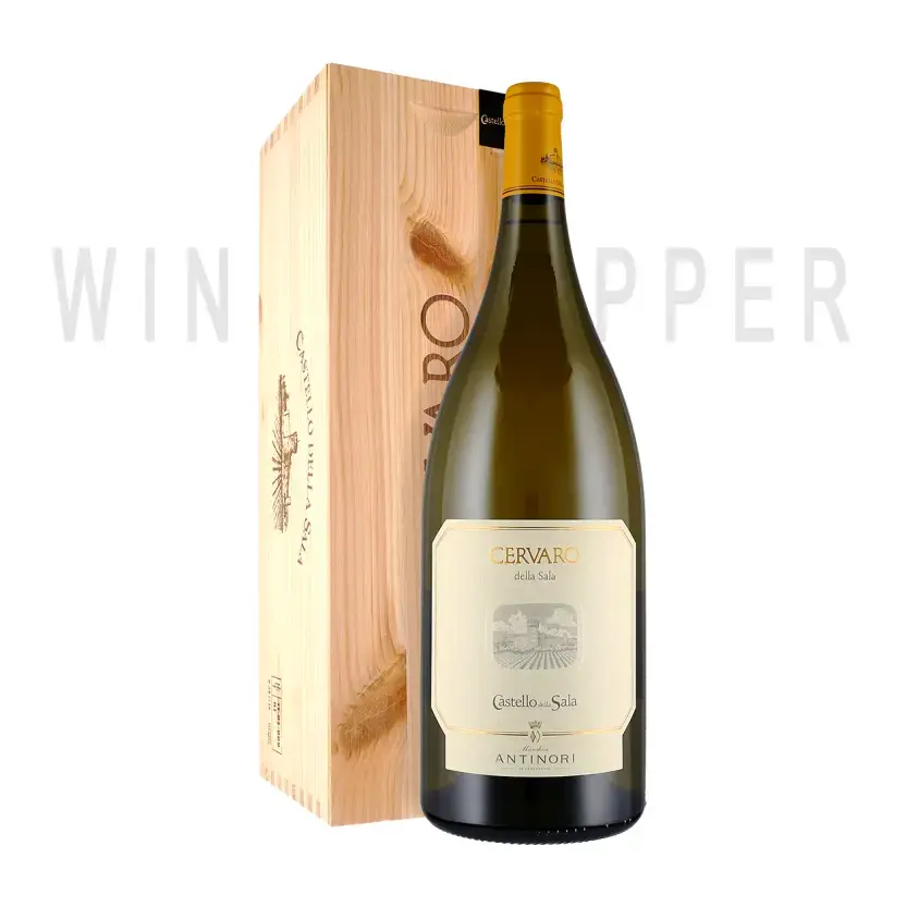 Вино Cervaro della Sala Umbria IGT wooden box 2014 3 л