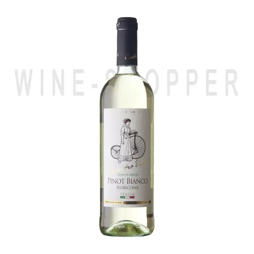Вино Quattro Valli Pinot Bianco Rubicone IGT 0.75 л