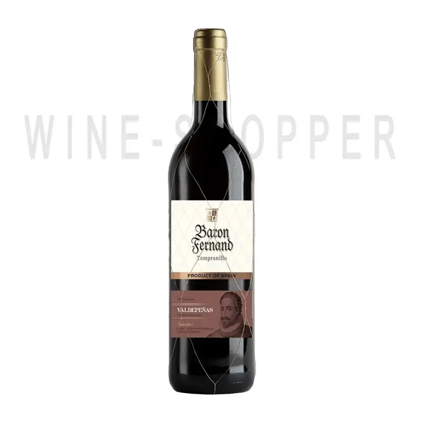 Вино Baron Fernand Tempranillo Seco La Mancha DO 0.75 л